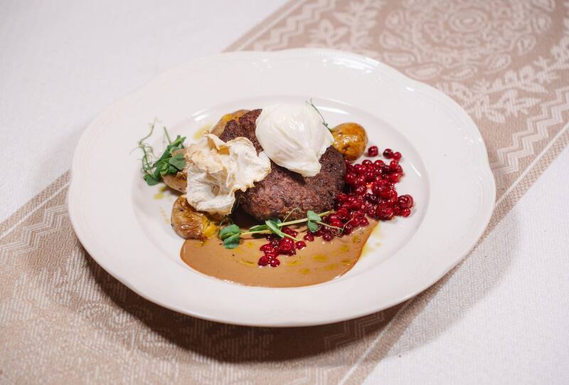 Салат с сердцем оленя