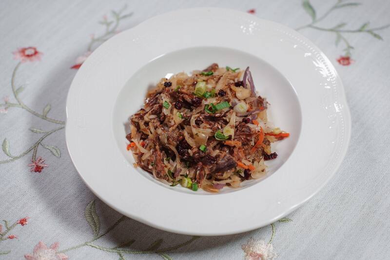 Салат из дичи