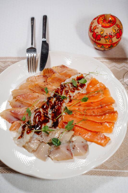 Тарелка северных рыб